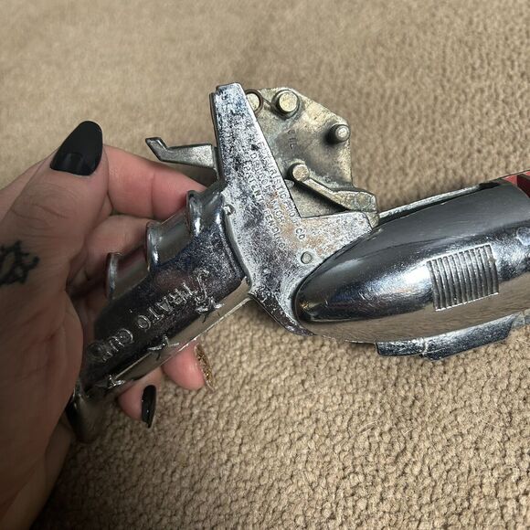 1952 Futuristic Prod. STRATO GUN Pristine working Cap Gun Ray gun Space pistol - Picture 6 of 11